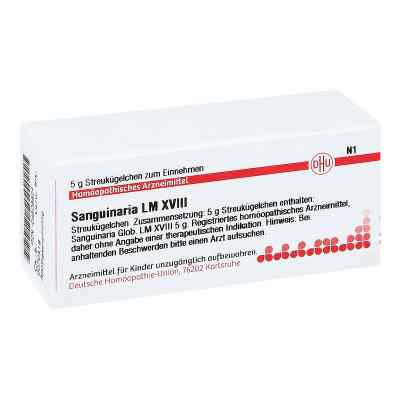 Lm Sanguinaria Xviii Globuli 5 g von DHU-Arzneimittel GmbH & Co. KG PZN 04508824