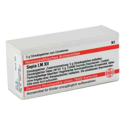 Lm Sepia Xii Globuli 5 g von DHU-Arzneimittel GmbH & Co. KG PZN 02678858