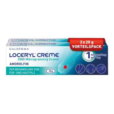 Loceryl Creme bei Fuß- und Hautpilz 2X20 g von Galderma Laboratorium GmbH PZN 17933658
