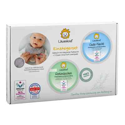 Löwenkind Einsteigerbox Mini Grau + Rotznäschen + Gute-Nacht
