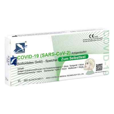 Lollitest Deepblue COVID-19 Antigentestkit Schnelltest Speichel 1 stk von PZN 08101810