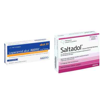 Loperamid akut und Saltadol Elektrolyt Lösung 1 Pck von Aristo Pharma GmbH PZN 08100816
