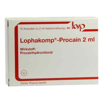 Lophakomp Procain 2 ml Injektionslösung 10X2 ml von Köhler Pharma GmbH PZN 00123926