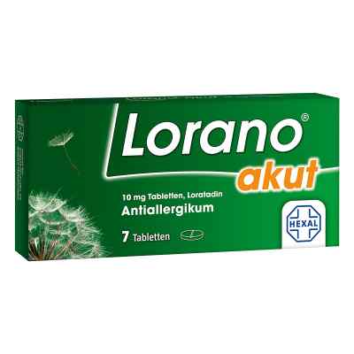 Lorano® akut 10 mg Tabletten 7 stk von Hexal AG PZN 01797130