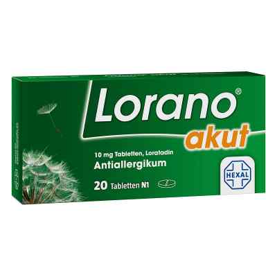 Lorano akut 20 stk von Hexal AG PZN 07222502