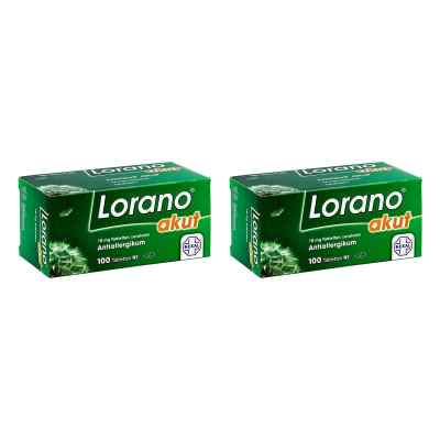 Lorano Akut Tabletten 2 x100 stk von Hexal AG PZN 08102672