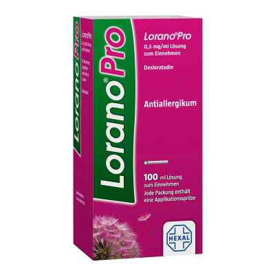 Lorano®Pro 0,5 mg/ml Lösung zum Einnehmen 100 ml von Hexal AG PZN 16790122