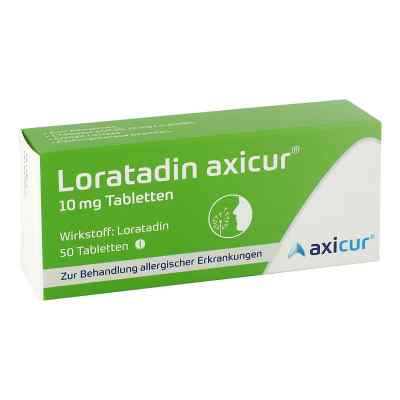 Loratadin axicur 10 mg Tabletten 50 stk von axicorp Pharma GmbH PZN 14293773