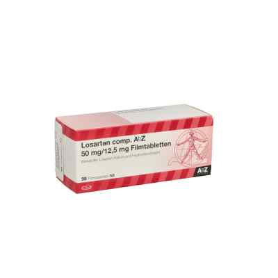 Losartan compositus Abz 50/12,5 mg Filmtabletten 98 stk von AbZ Pharma GmbH PZN 03455758