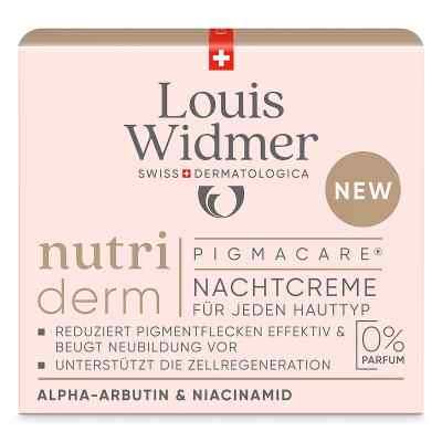 Louis Widmer nutriderm Pigmacare Nachtcreme unparfümiert