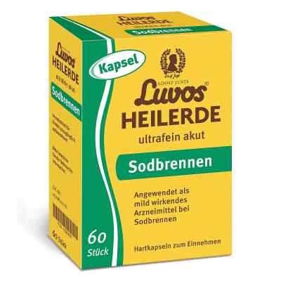 Luvos Heilerde Ultrafein Akut Sodbrennen Kapseln 60 stk von Heilerde-Gesellschaft Luvos Just GmbH & Co. KG PZN 18380687