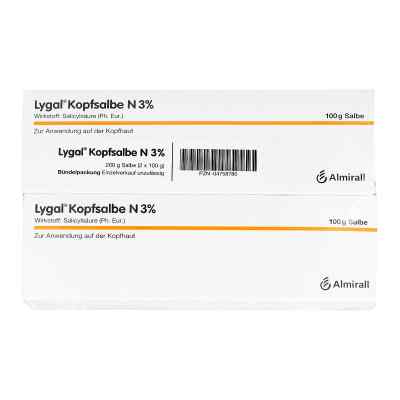 Lygal Kopfsalbe N 3% 200 g von ALMIRALL HERMAL GmbH PZN 04758780
