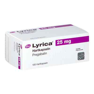 Lyrica 25 mg Hartkapseln 100 stk von Viatris Healthcare GmbH PZN 03389234