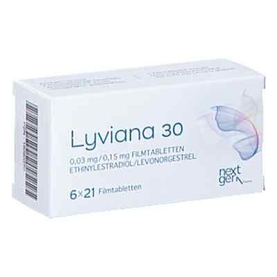 Lyviana 30 0,03 Mg/0,15 Mg Filmtabletten 6X21 stk von NextGen Pharma s.r.o. PZN 18080270
