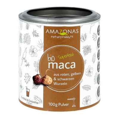 Maca 100% Pur Bio Pulver 100 g von AMAZONAS Naturprodukte Handels G PZN 04534709
