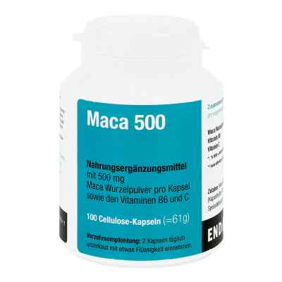 Maca 500 Kapseln 100 stk von ENDIMA Vertriebsgesellschaft mbH PZN 04201155