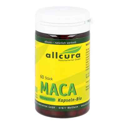 Maca Kapseln 500 mg 60 stk von allcura Naturheilmittel GmbH PZN 00744485