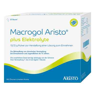 Macrogol Aristo Plus Elektrolyte 13,72 g Pulver