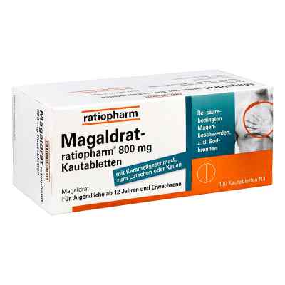 Magaldrat-ratiopharm 800mg 100 stk von ratiopharm GmbH PZN 04869893