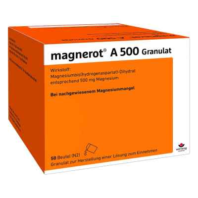 Magnerot A 500 Beutel Granulat 50 stk von Wörwag Pharma GmbH & Co. KG PZN 06321283