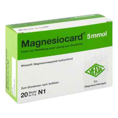 Magnesiocard 5 mmol Pulver 20 stk von Verla-Pharm Arzneimittel GmbH &  PZN 01667858