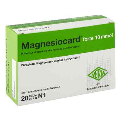 Magnesiocard forte 10 mmol Pulver 20 stk von Verla-Pharm Arzneimittel GmbH & Co. KG PZN 04636249