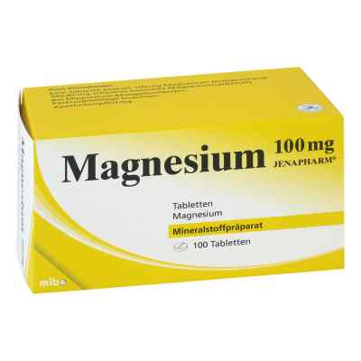 Magnesium 100 mg Jenapharm Tabletten 100 stk von MIBE GmbH Arzneimittel PZN 04016995