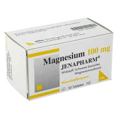 Magnesium 100 mg Jenapharm Tabletten 50 stk von MIBE GmbH Arzneimittel PZN 08530803