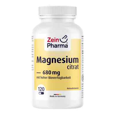 Magnesium Citrat 680 mg Kapseln 120 stk von ZeinPharma Germany GmbH PZN 06918029
