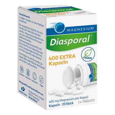 Magnesium Diasporal 400 Extra Kapseln 20 stk von Protina Pharmazeutische GmbH PZN 10192590