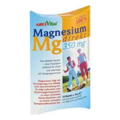 Magnesium Direkt 350 mg Beutel 10 stk von AMOSVITAL GmbH PZN 00593661