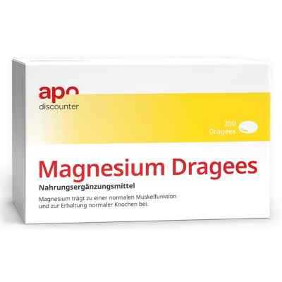 Magnesium Dragees 40 mg von apodiscounter
