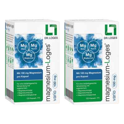 Magnesium-loges Vario 100 Mg Kapseln