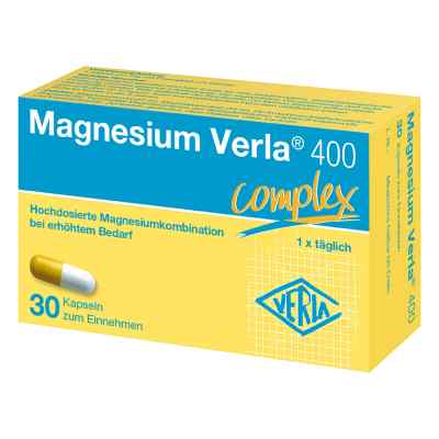 Magnesium Verla 400 Kapseln 30 stk von Verla-Pharm Arzneimittel GmbH & Co. KG PZN 18773406