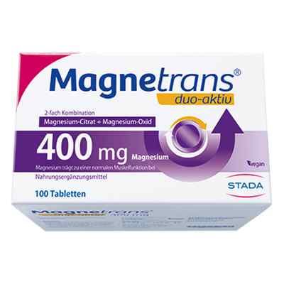 Magnetrans duo-aktiv 400 mg Tabletten Magnesium 100 stk von STADA Consumer Health Deutschlan PZN 14367572