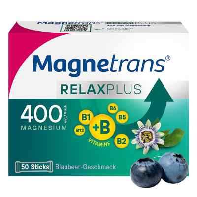 Magnetrans Relax+ 400 mg Granulat Sticks Blaubeere