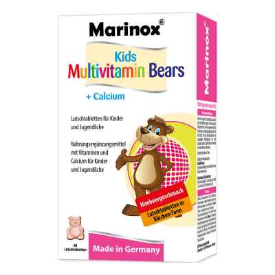 Marinox Kids Multivitamin Bärchen+calcium Kautablette (n) 60 stk von BFB Pharma Handel GmbH PZN 10275666