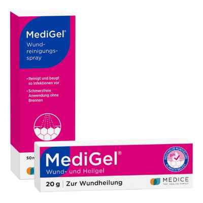 Medigel Wund- & Heilgel (20g) & Wundreinigungsspray (50ml)