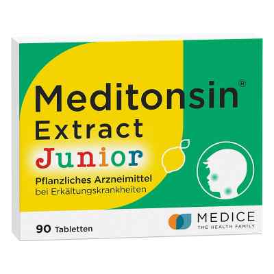 Meditonsin Extract Junior Pflanzliche Erkältungstabletten 90 stk von MEDICE Arzneimittel Pütter GmbH&Co.KG PZN 19846923
