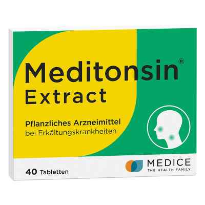 Meditonsin Extract Pflanzliche Erkältungstabletten 40 stk von MEDICE Arzneimittel Pütter GmbH&Co.KG PZN 19846946