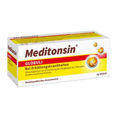 Meditonsin Globuli bei ersten Anzeichen einer Erkältung  8 g von MEDICE Arzneimittel Pütter GmbH& PZN 11484834
