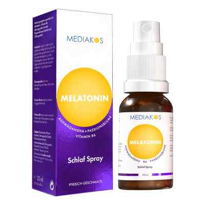 Melatonin Ashwagandha Mediakos Schlaf Spray Vegan