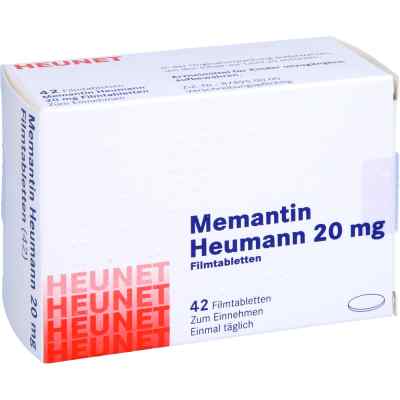 Memantin Heumann 20 mg Filmtabletten Heunet 42 stk von Heunet Pharma GmbH PZN 16060599