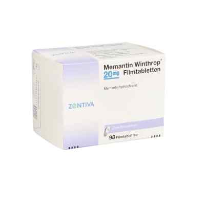 Memantin Winthrop 20mg 98 stk von Zentiva Pharma GmbH PZN 10184076