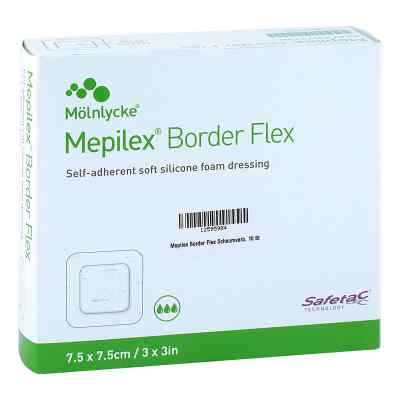 Mepilex Border Flex Schaumverb.haftend 7,5x7,5 cm 10 stk von Mölnlycke Health Care GmbH PZN 12595984