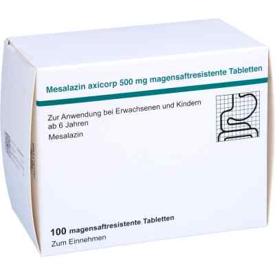 Mesalazin axicorp 500 mg magensaftresistent Tabletten 100 stk von axicorp Pharma GmbH PZN 16124342