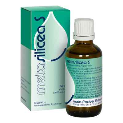Metasilicea S Tropfen zum Einnehmen 50 ml von meta Fackler Arzneimittel GmbH PZN 04776358