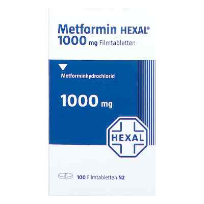 Metformin Hexal 1000 Mg Filmtabletten Dose 100 stk von Hexal AG PZN 17420775