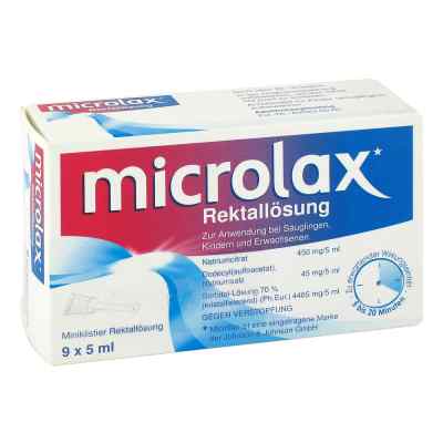 Microlax Rektallösung 9X5 ml von kohlpharma GmbH PZN 12489874