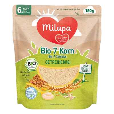 Milupa Getreidebrei Bio 7-Korn ab dem 6.Monat Pulver 180 g von Nutricia GmbH PZN 08101917